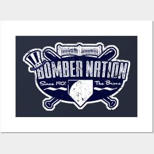 Bronx Bombers Nation Distressed Posters and Art